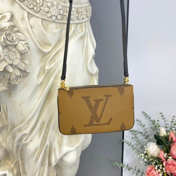 Louis Vuitton Monogram Double Zip Pochette Replica M69203 - Image 3