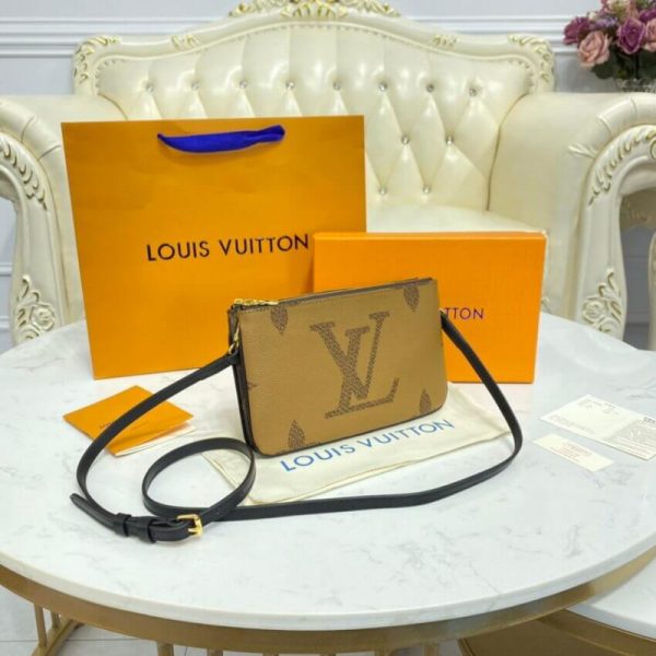 Louis Vuitton Monogram Double Zip Pochette Replica M69203 - Image 5