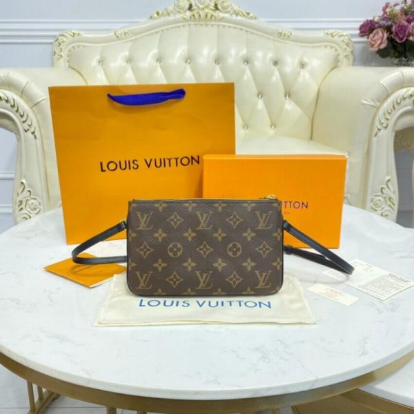 Louis Vuitton Monogram Double Zip Pochette Replica M69203 - Image 6