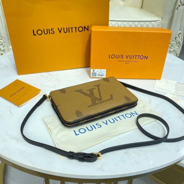 Louis Vuitton Monogram Double Zip Pochette Replica M69203 - Image 7