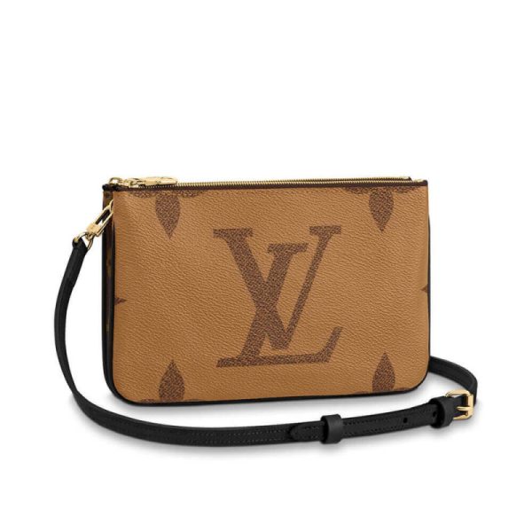 Louis Vuitton Monogram Double Zip Pochette Replica M69203