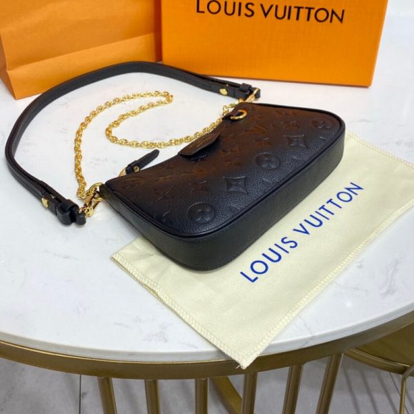 LV Monogram Empreinte Easy Pouch On Strap - Black M80349 - Image 11