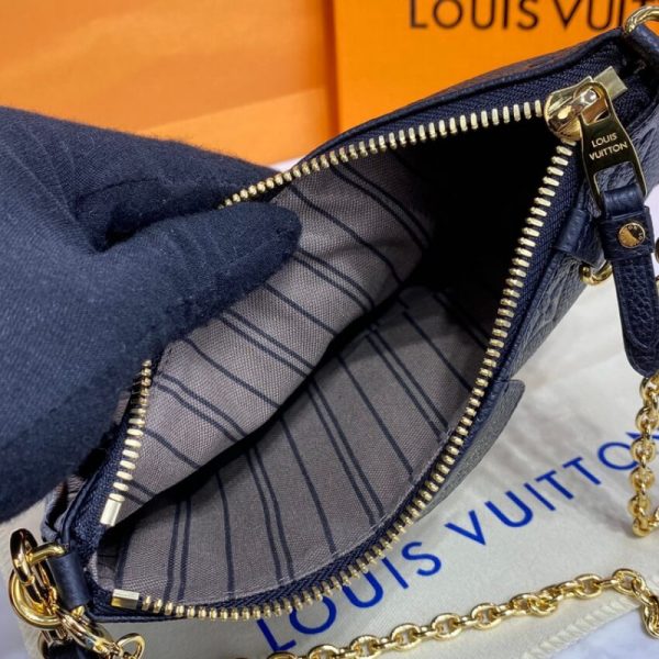 LV Monogram Empreinte Easy Pouch On Strap - Black M80349 - Image 15