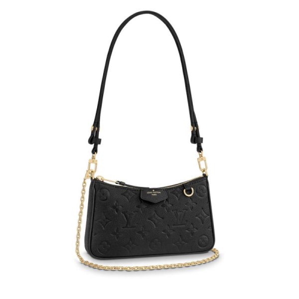 LV Monogram Empreinte Easy Pouch On Strap - Black M80349