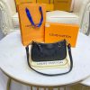 Best Replicas Bags - LV Monogram Empreinte Easy Pouch On Strap - Black M80349 Shop For Best Louis Vuitton LV Replica Bags With Cheap Price
