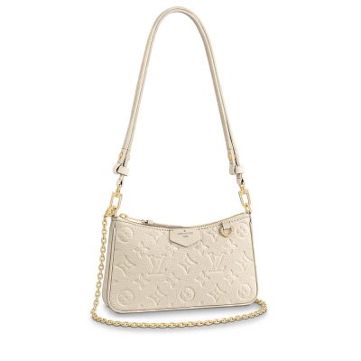 Luxury Replica LV Monogram Empreinte Easy Pouch Strap Creme