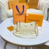 Best Replicas Bags - Luxury Replica LV Monogram Empreinte Easy Pouch Strap Creme Shop For Best Louis Vuitton LV Replica Bags With Cheap Price