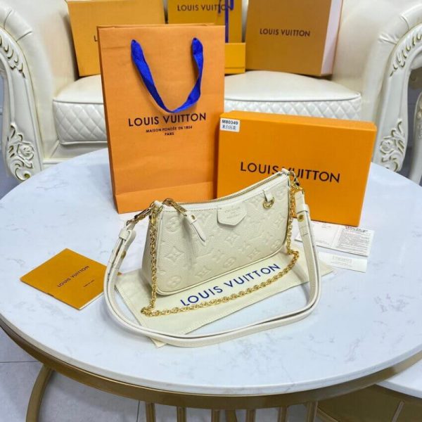 Luxury Replica LV Monogram Empreinte Easy Pouch Strap Creme - Image 9