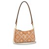 Best Replicas Bags - Louis Vuitton Monogram Empreinte Pouch On Strap - Arizona Beige Shop For Best Louis Vuitton LV Replica Bags With Cheap Price