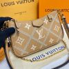 Best Replicas Bags - Louis Vuitton Monogram Empreinte Pouch On Strap - Arizona Beige Shop For Best Louis Vuitton LV Replica Bags With Cheap Price