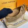 Best Replicas Bags - Louis Vuitton Monogram Empreinte Pouch On Strap - Arizona Beige Shop For Best Louis Vuitton LV Replica Bags With Cheap Price