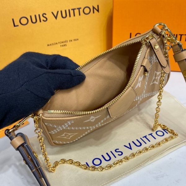 Louis Vuitton Monogram Empreinte Pouch On Strap - Arizona Beige - Image 18