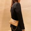 Best Replicas Bags - Louis Vuitton Monogram Empreinte Pouch On Strap - Arizona Beige Shop For Best Louis Vuitton LV Replica Bags With Cheap Price