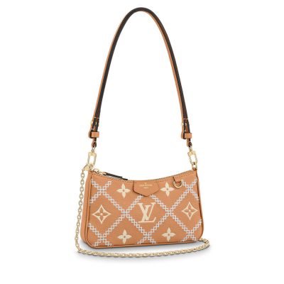 Louis Vuitton Monogram Empreinte Pouch On Strap - Arizona Beige
