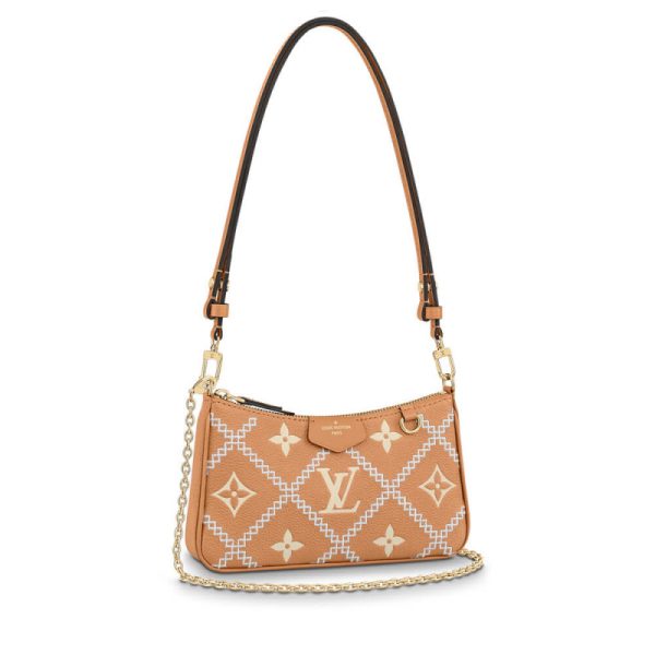 Louis Vuitton Monogram Empreinte Pouch On Strap - Arizona Beige