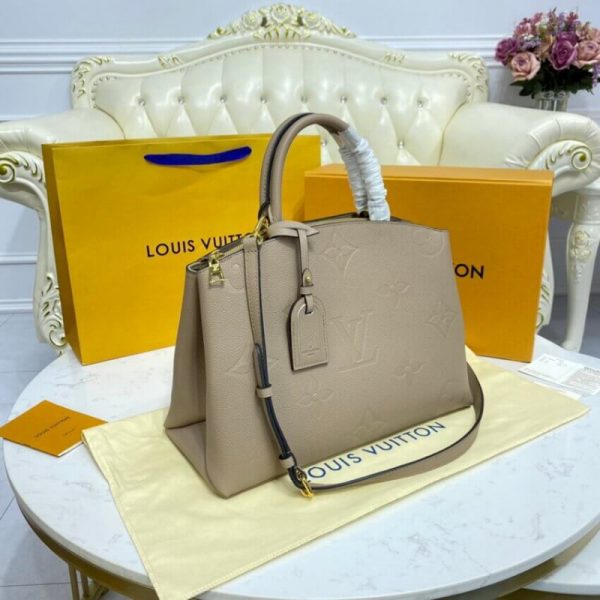 Authentic-Look Louis Vuitton Monogram Empreinte Grand Palais Handbag - Image 5