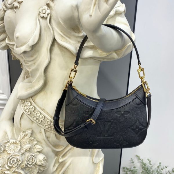 LV Monogram Empreinte Bagatelle Black Leather Replica - Image 2