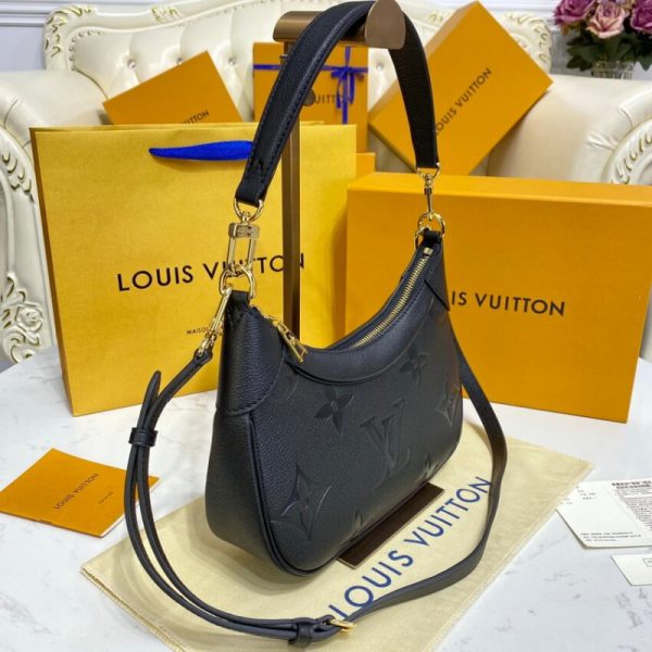 LV Monogram Empreinte Bagatelle Black Leather Replica - Image 4