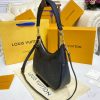Best Replicas Bags - LV Monogram Empreinte Bagatelle Black Leather Replica Shop For Best Louis Vuitton LV Replica Bags With Cheap Price