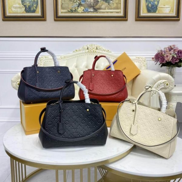 Replica LV Monogram Empreinte Montaigne MM Handbag M41048 - Image 22
