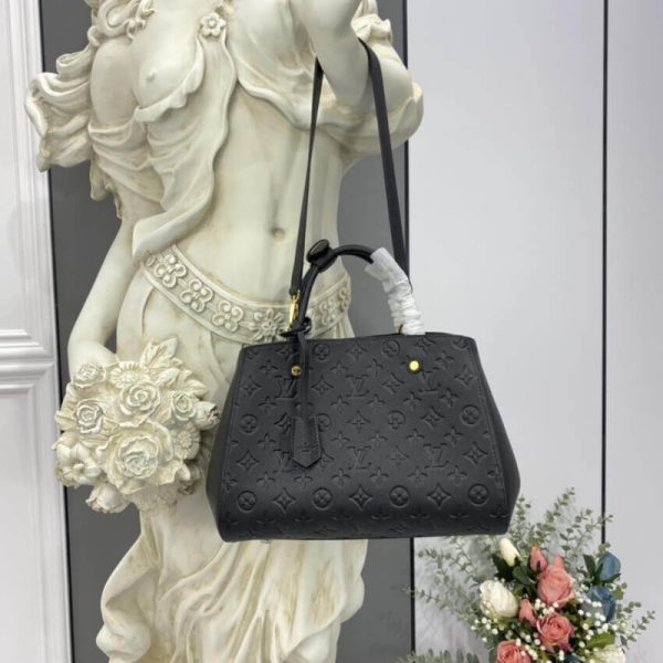 Replica LV Monogram Empreinte Montaigne MM Handbag M41048 - Image 5