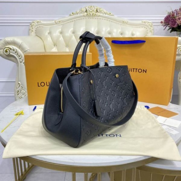 Replica LV Monogram Empreinte Montaigne MM Handbag M41048 - Image 7