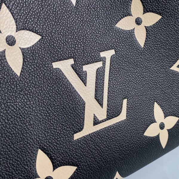 Replica LV Monogram Empreinte Montaigne MM Leather Bag M45499 - Image 5
