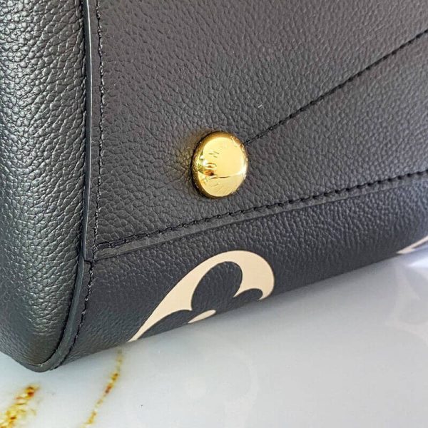 Replica LV Monogram Empreinte Montaigne MM Leather Bag M45499 - Image 7