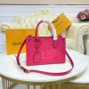 Best Replicas Bags - Louis Vuitton Monogram Empreinte Onthego PM Replica Bag M45660 Shop For Best Louis Vuitton LV Replica Bags With Cheap Price