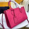 Best Replicas Bags - Louis Vuitton Monogram Empreinte Onthego PM Replica Bag M45660 Shop For Best Louis Vuitton LV Replica Bags With Cheap Price