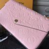 Best Replicas Bags - Replica LV Monogram Empreinte Pochette Felicie M64064 Shop For Best Louis Vuitton LV Replica Bags With Cheap Price