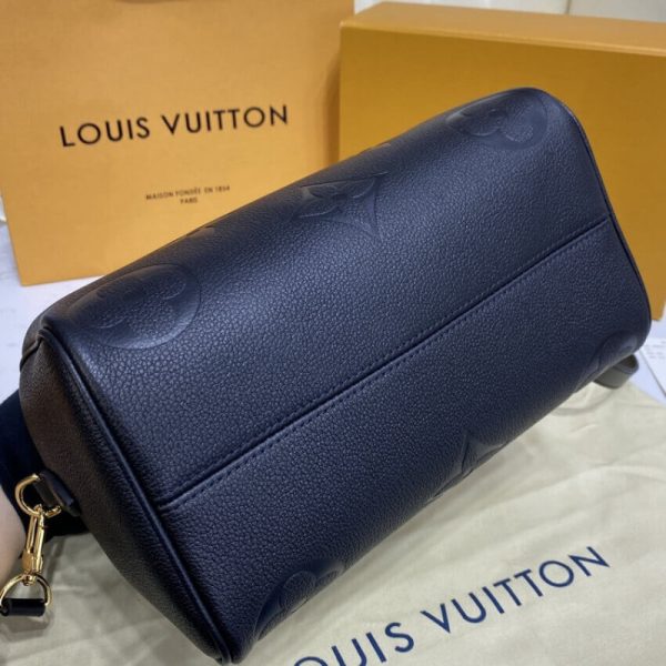 LV Monogram Empreinte Speedy Bandouliere 25 Black Replica - Image 4