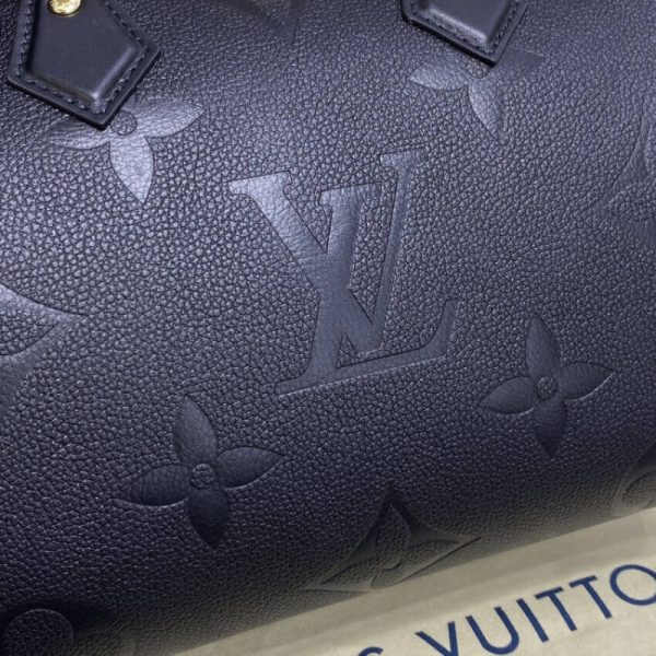 LV Monogram Empreinte Speedy Bandouliere 25 Black Replica - Image 5