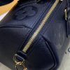 Best Replicas Bags - LV Monogram Empreinte Speedy Bandouliere 25 Black Replica Shop For Best Louis Vuitton LV Replica Bags With Cheap Price