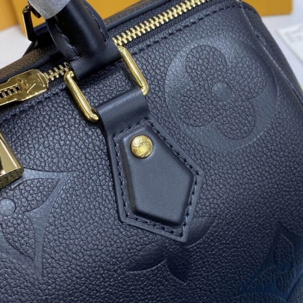 LV Monogram Empreinte Speedy Bandouliere 25 Black Replica - Image 7
