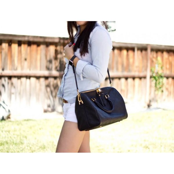Louis Vuitton Monogram Empreinte Speedy 30 Replica Bag M42406 - Image 2
