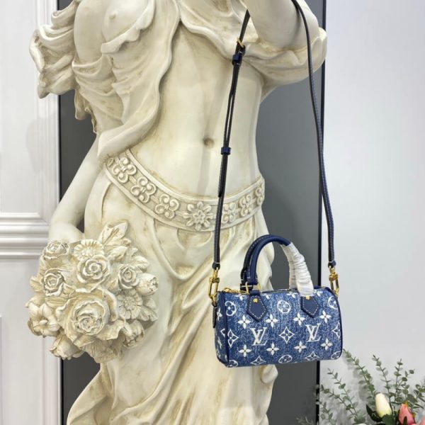 Replica LV Monogram Denim Nano Speedy M81168 M81213 - Image 2