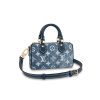 Best Replicas Bags - Replica LV Monogram Denim Nano Speedy M81168 M81213 Shop For Best Louis Vuitton LV Replica Bags With Cheap Price