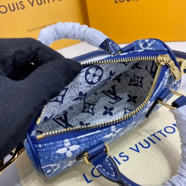 Replica LV Monogram Denim Nano Speedy M81168 M81213 - Image 12