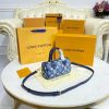 Best Replicas Bags - Replica LV Monogram Denim Nano Speedy M81168 M81213 Shop For Best Louis Vuitton LV Replica Bags With Cheap Price