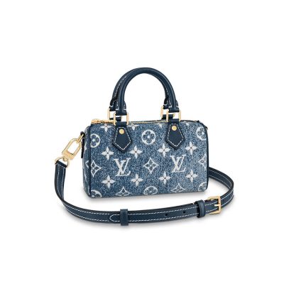 Replica LV Monogram Denim Nano Speedy M81168 M81213