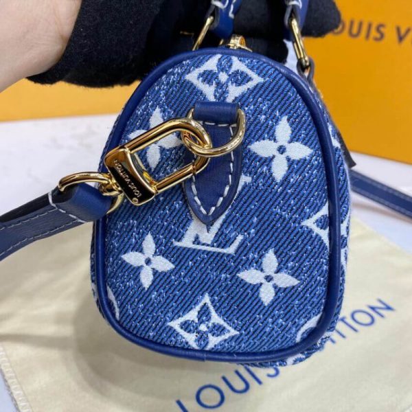 Replica LV Monogram Denim Nano Speedy M81168 M81213 - Image 6