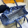 Best Replicas Bags - Replica LV Monogram Jacquard Denim Onthego GM M59608 Bag Shop For Best Louis Vuitton LV Replica Bags With Cheap Price