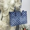 Best Replicas Bags - Replica LV Monogram Jacquard Denim Onthego GM M59608 Bag Shop For Best Louis Vuitton LV Replica Bags With Cheap Price