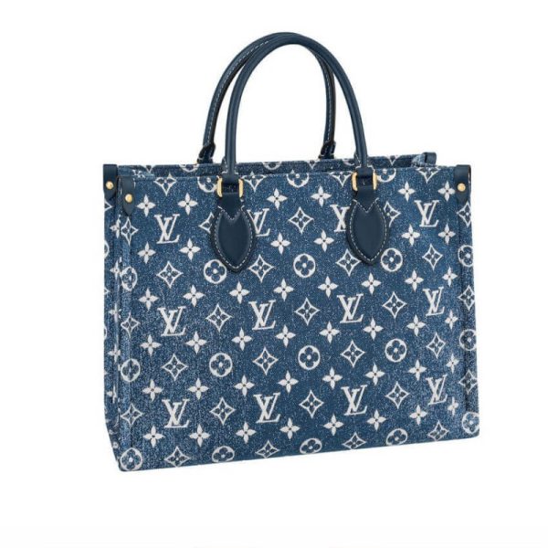 Replica LV Monogram Jacquard Denim Onthego GM M59608 Bag