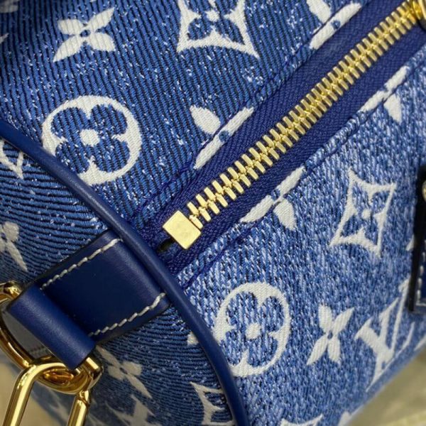 Replica LV Monogram Denim Speedy Bandouliere 25 M59609 - Image 11