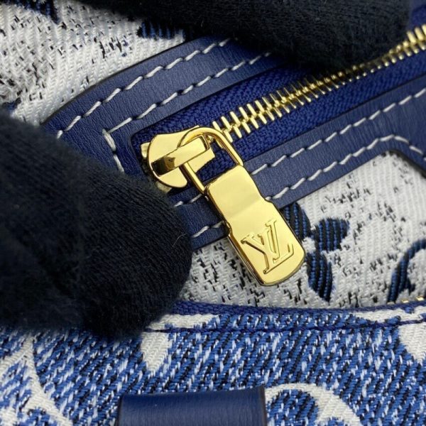 Replica LV Monogram Denim Speedy Bandouliere 25 M59609 - Image 16