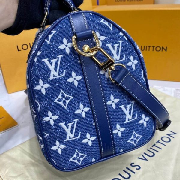 Replica LV Monogram Denim Speedy Bandouliere 25 M59609 - Image 8