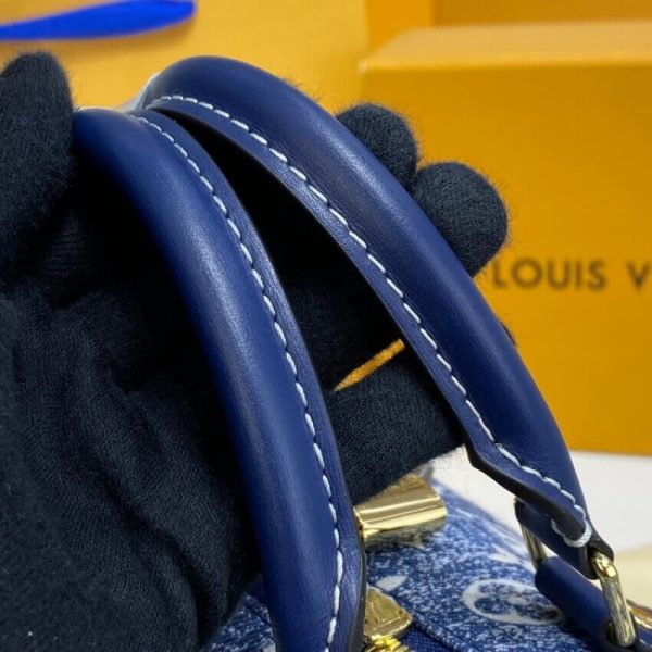 Replica LV Monogram Denim Speedy Bandouliere 25 M59609 - Image 9