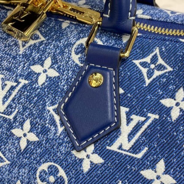 Replica LV Monogram Denim Speedy Bandouliere 25 M59609 - Image 10